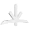 Ekena Millwork Alberta Architectural Grade PVC Gable Bracket, 84"W x 42"H x 4"D x 6"F, 12/12 Pitch GBP084X42X0406ALB00 - alternate 1